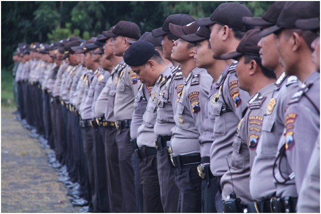 100 Personil Polda Jawa Tengah Bantu Amankan Pilkada di Temanggung