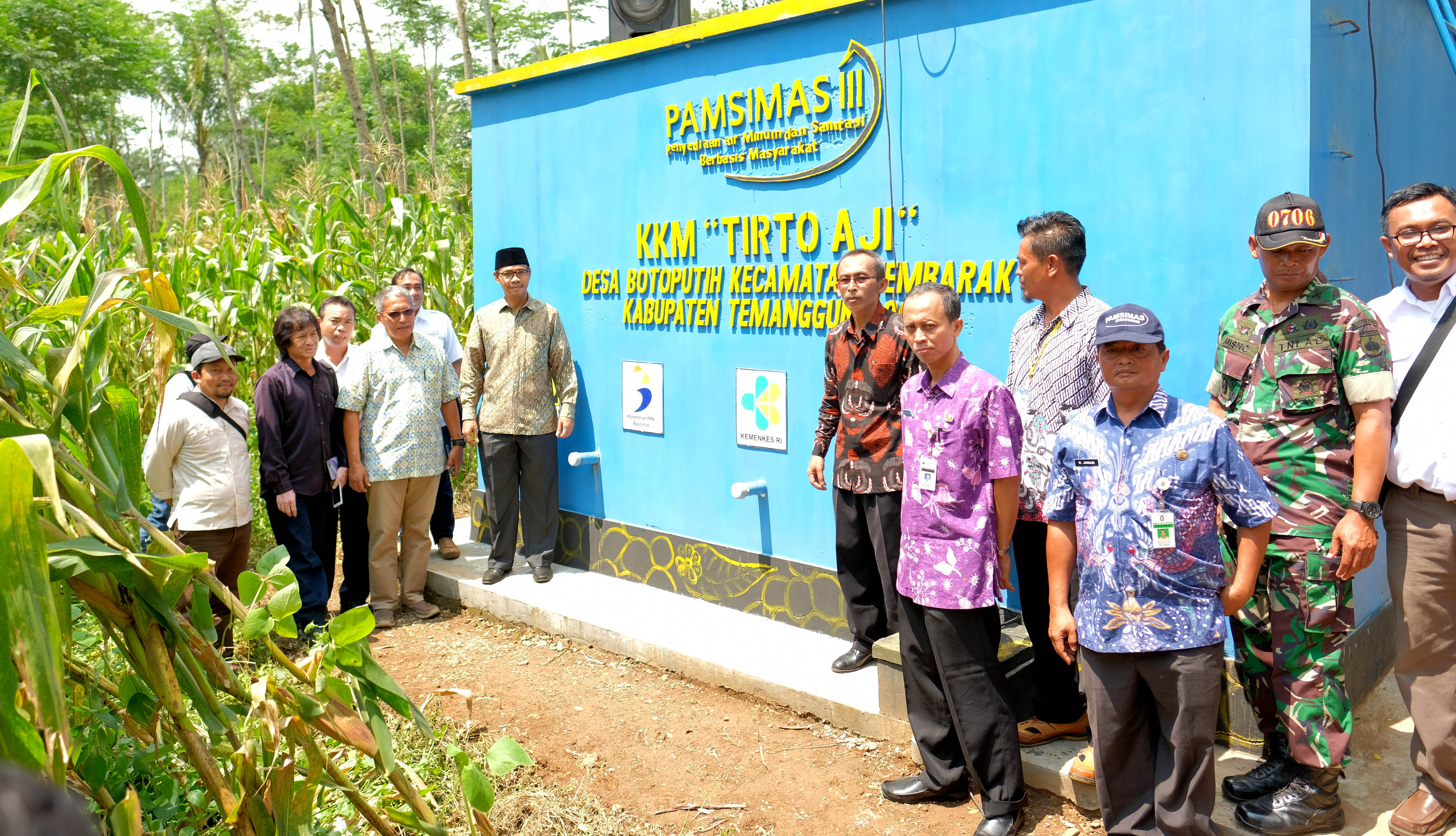 Bupati Resmikan Pamsimas III Desa Botoputih Temanggung