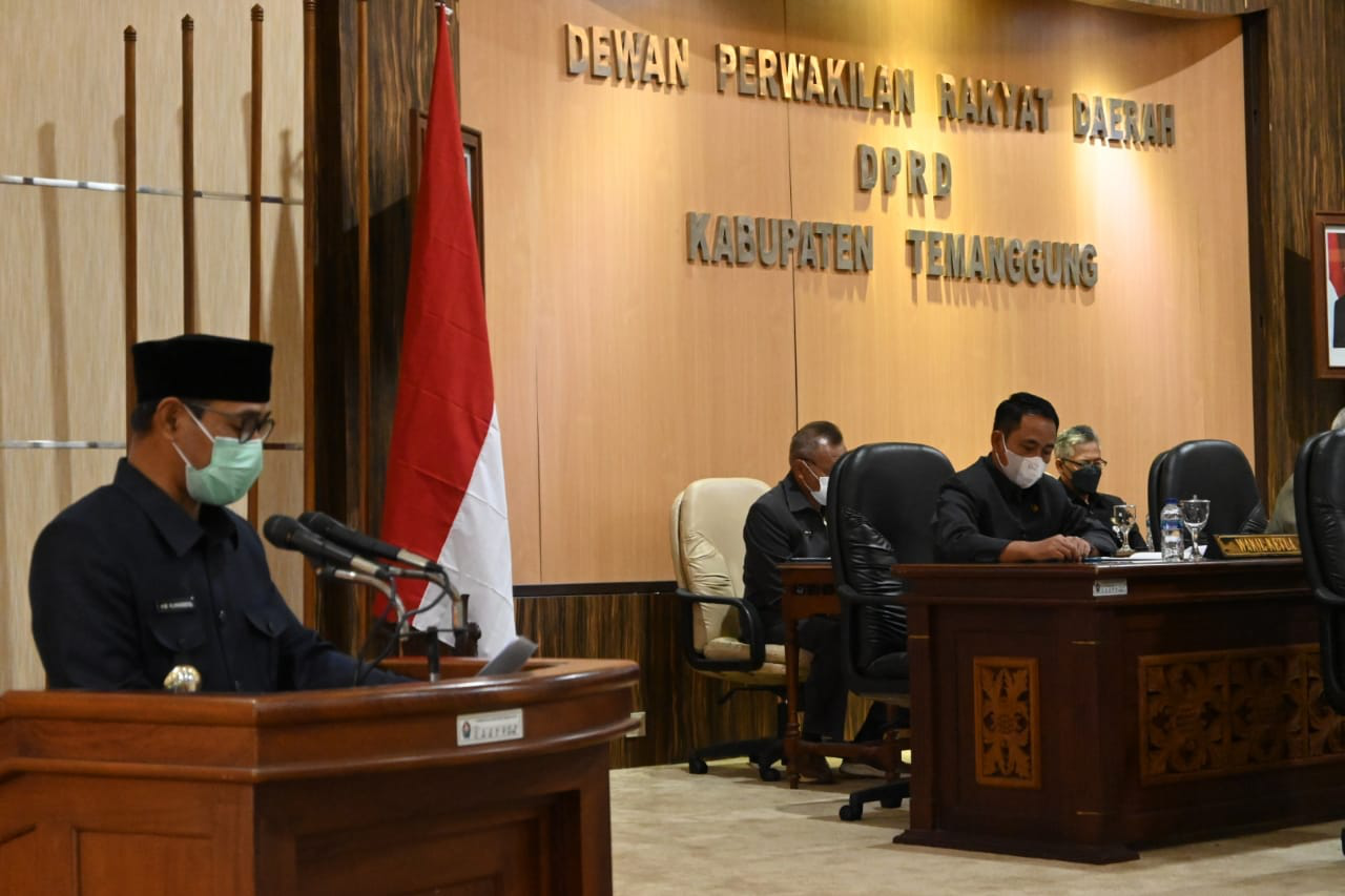 Raperda Perubahan APBD TA 2021 Dibahas Dalam Rapat Paripurna