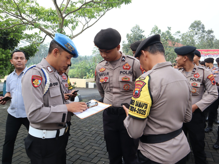 Polres Temanggung Sidak Handphone Anggota, Begini Hasilnya