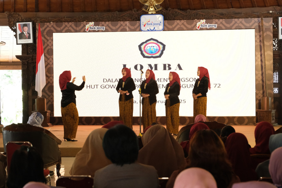 Peringati HUT ke-72, GOW Temanggung Gelar Lomba Menyanyi, Dirigen dan Hand Bouquet