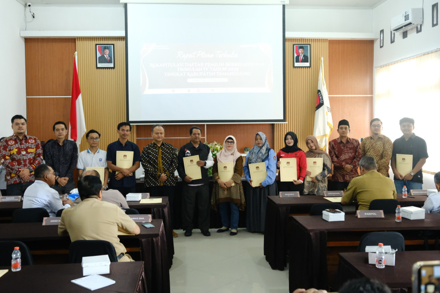 Jumlah Pemilih Temanggung Naik Jadi 626.891, KPU Ungkap Sumber Penambahannya