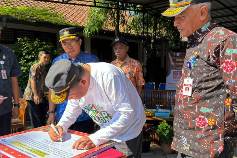 Dinsos Temanggung Deklarasi Zona Integritas Menuju WBK dan WBBM