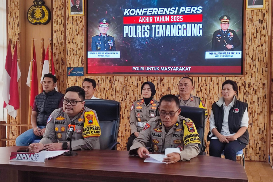 Kriminalitas Temanggung Naik di 2025, Polisi Ungkap Datanya