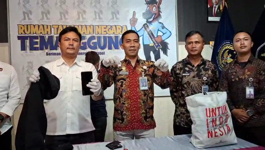 Rutan Temanggung Gagalkan Penyelundupan Narkotika yang Dibawa Pengunjung