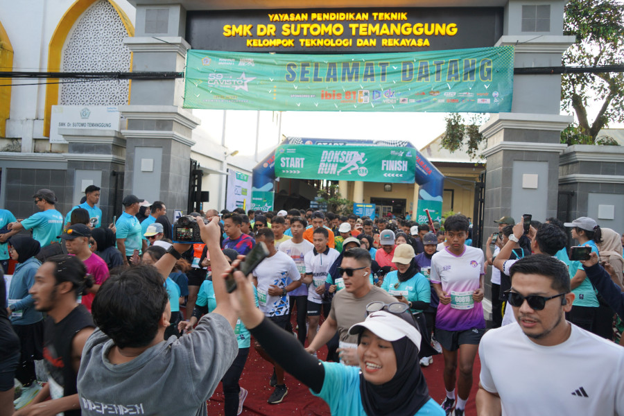 Antusiasme Tinggi, Doksut Run 2026 Tempuh Jarak 5,9 Km