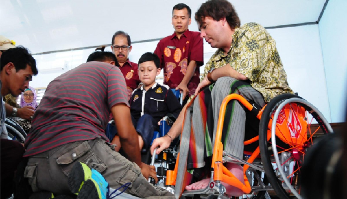 Kursi Roda Baru Untuk Penyandang Disabilitas Temanggung