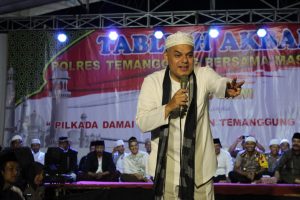 Ribuan Masyarakat Ramaikan Tabligh Akbar Polres Temanggung