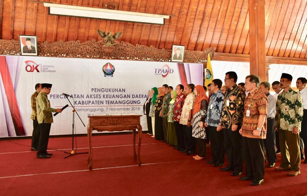 Bupati Temanggung Kukuhkan Tim TPAKD