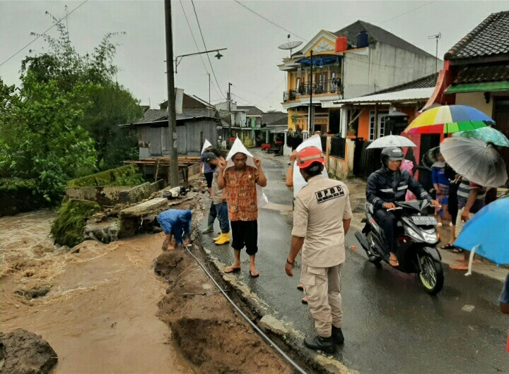 Banjir di Dangkel Timbulkan Kerusakan Fasum