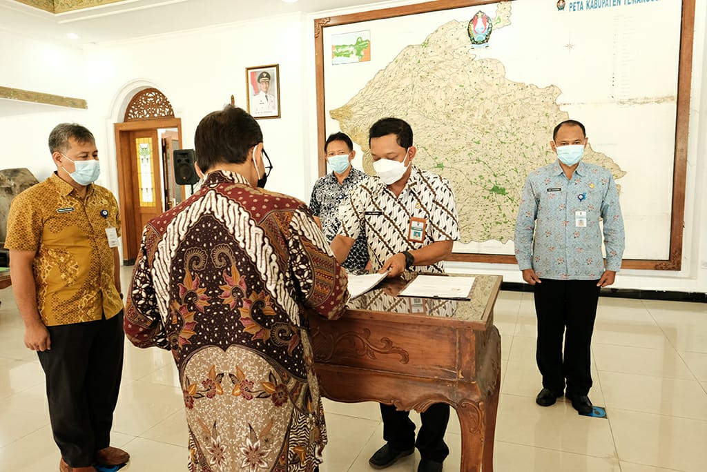 Pemkab Temanggung Launching Kegiatan Pembangunan Tahun 2021