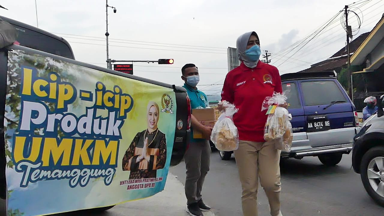 DPD Gelorakan Icip-Icip Produk UKM Temanggung