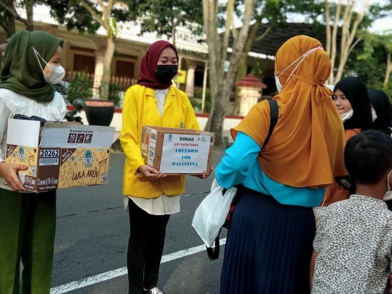 Empati dengan Kondisi Palestina, Mahasiswa UT Galang Donasi