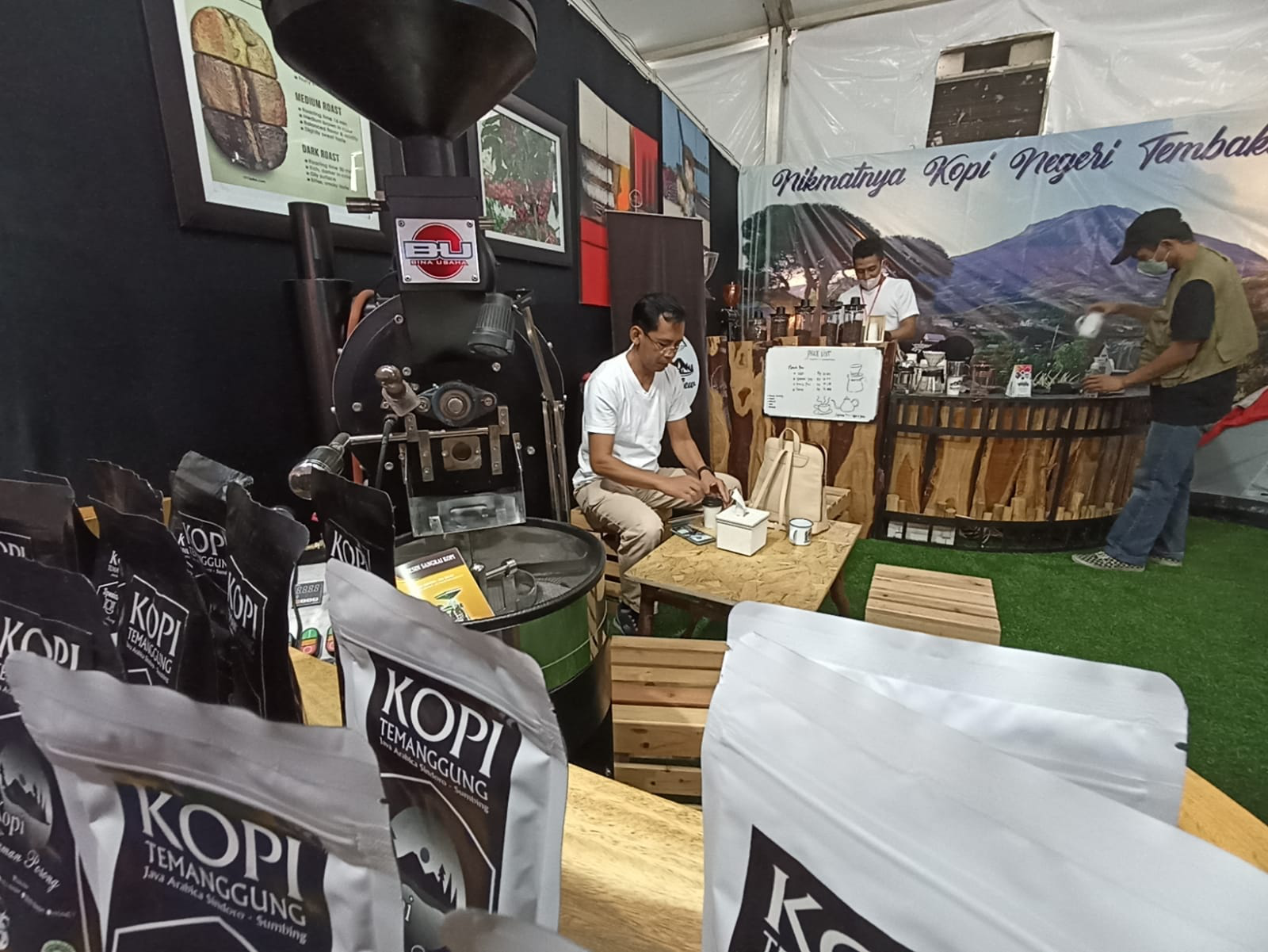 Kopi Temanggung Ikut (Mejeng) di Kebumen International Expo