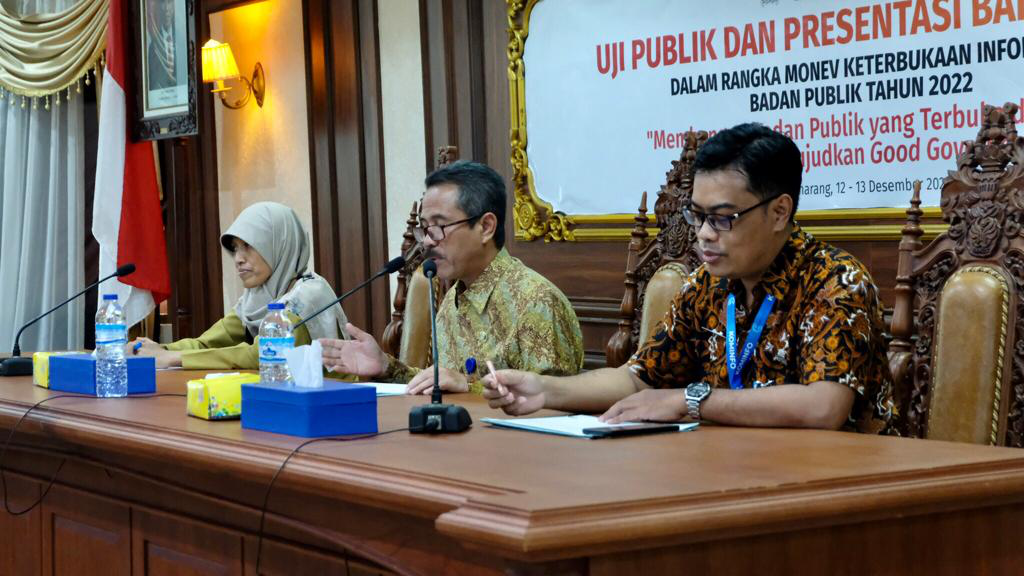 PPID Pemkab Temanggung Ikuti Uji Publik Keterbukaan Badan Publik