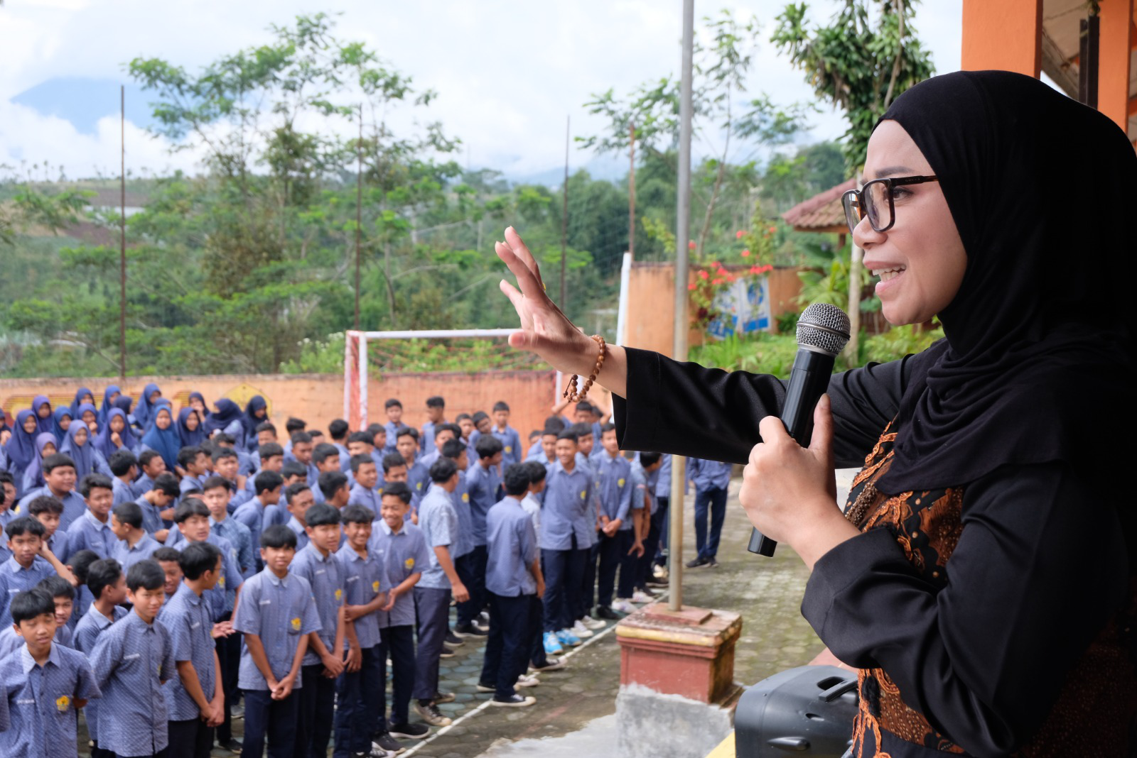 Giliran SMP N 1 Tretep Dapatkan Kampanye Jo Kawin Bocah 