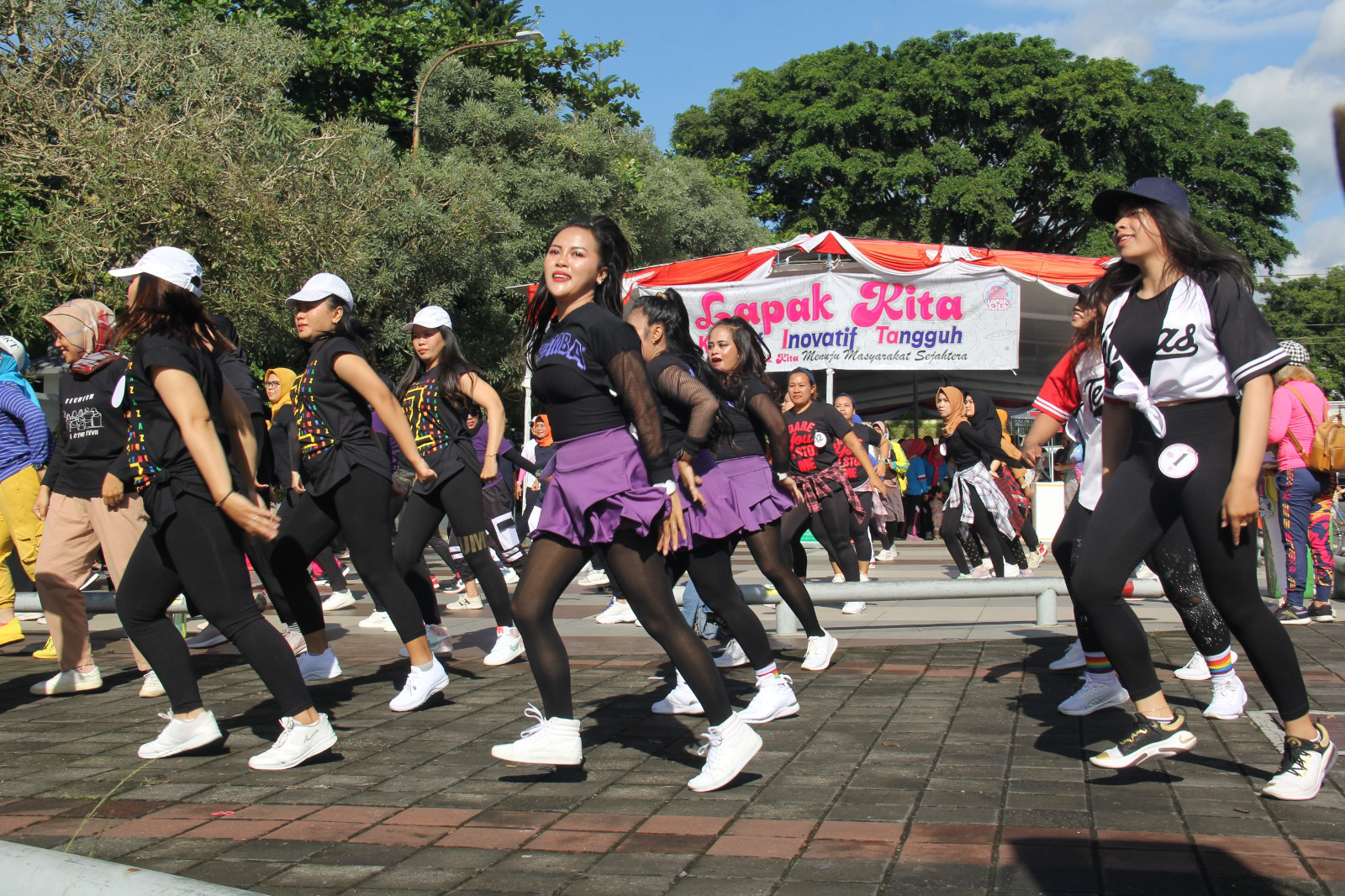 Lapak Kita Dimeriahkan dengan Lomba Zumba