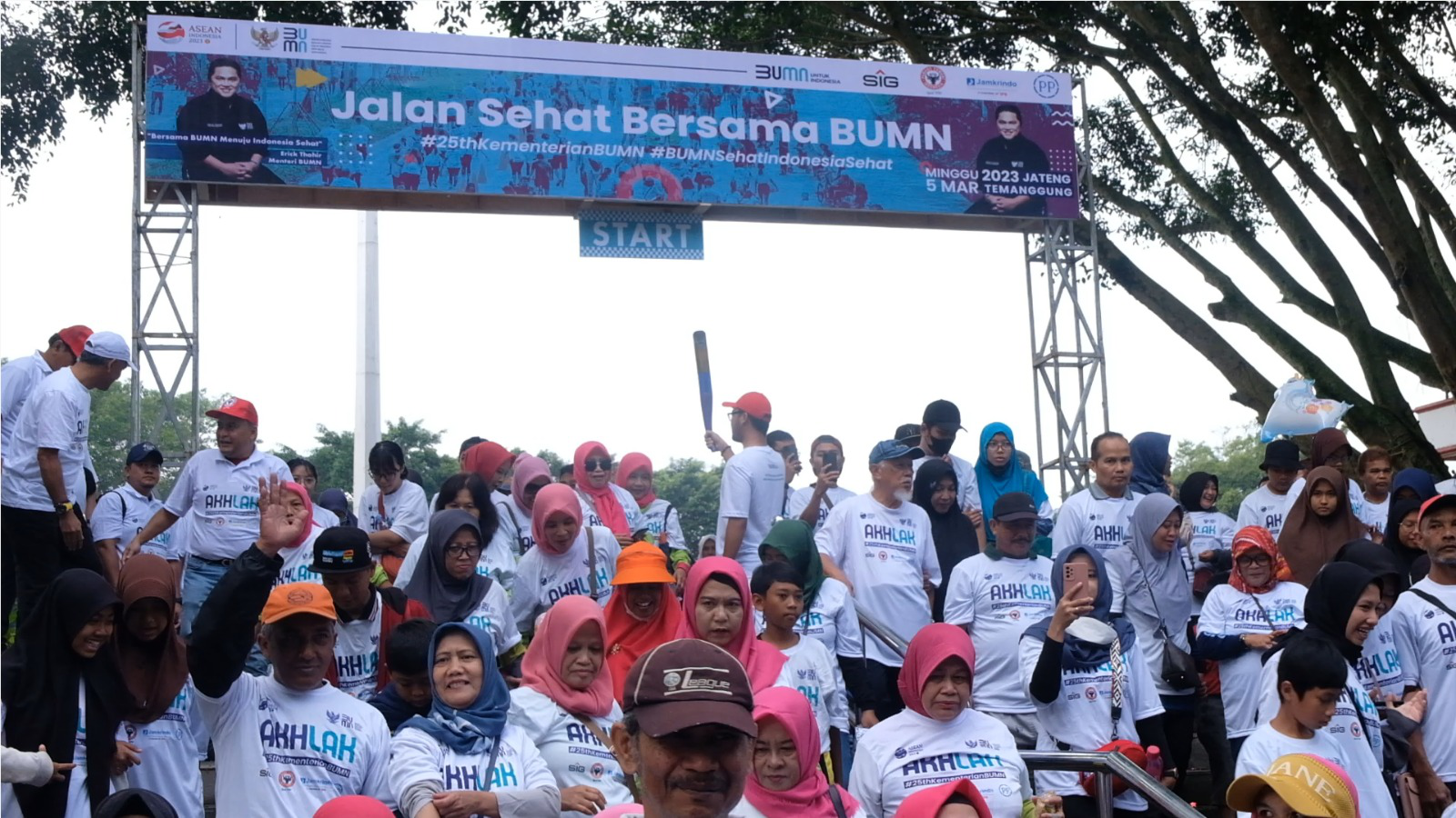 Temanggung Jadi Salah Satu Lokasi Jalan Sehat Bersama BUMN