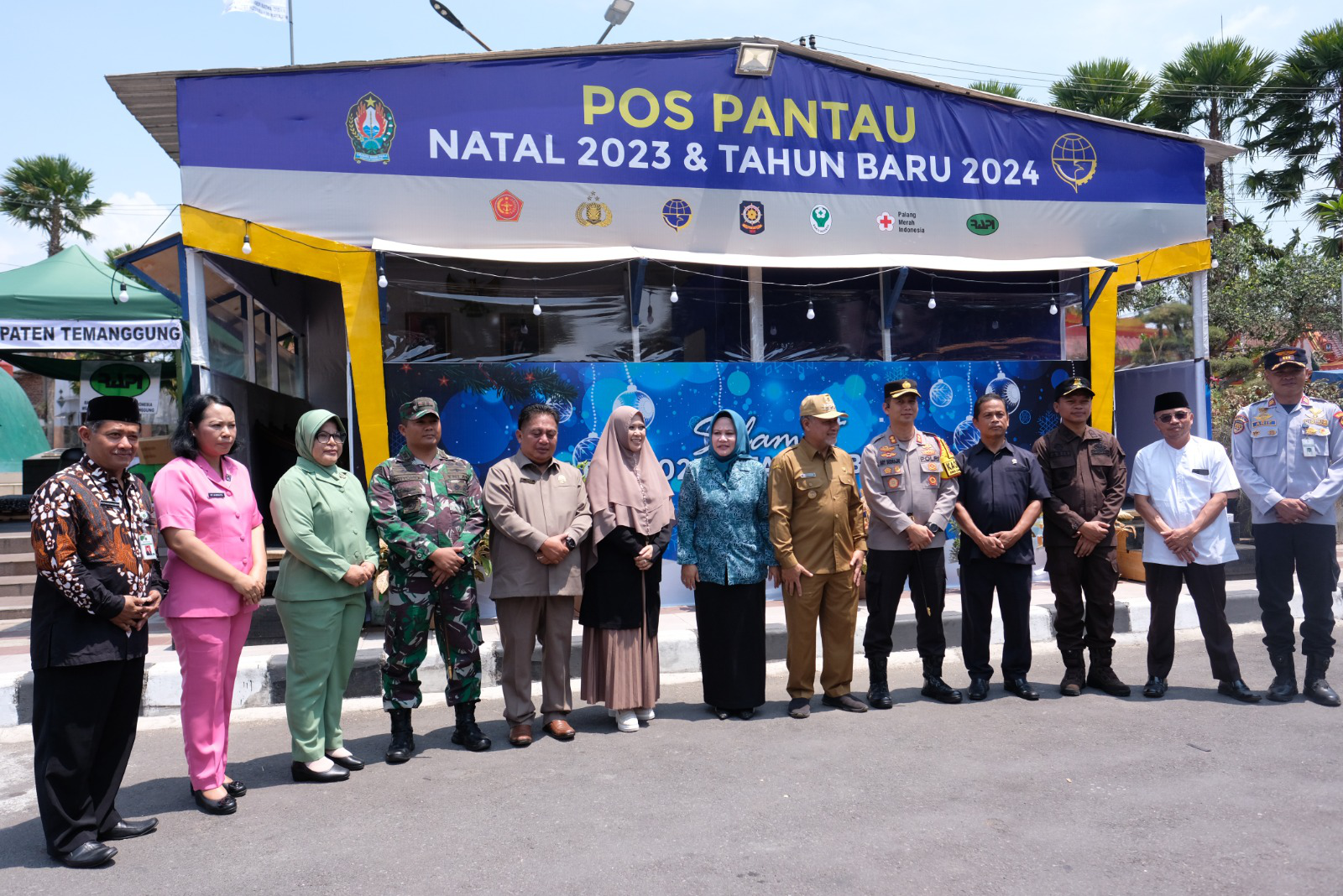 Pastikan Kodusifitas Jelang Nataru, Pj. Bupati Bersama Forkopimda Kunjungi Pos Pemantauan