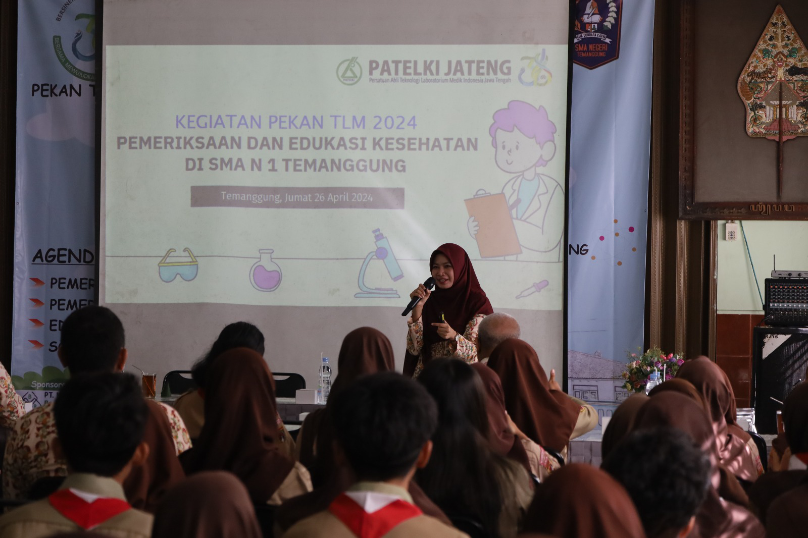 Rayakan HUT ke-38, PATELKI JATENG Gelar Pekan TLM di SMA Negeri 1 Temanggung