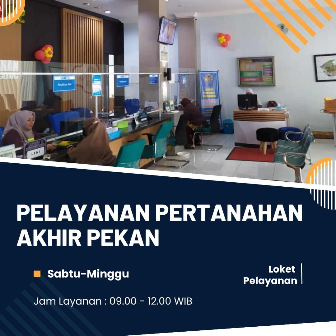 Solutif, Kantor Pertanahan Buka Layanan Akhir Pekan, Khusus Pemohon Tanpa Kuasa