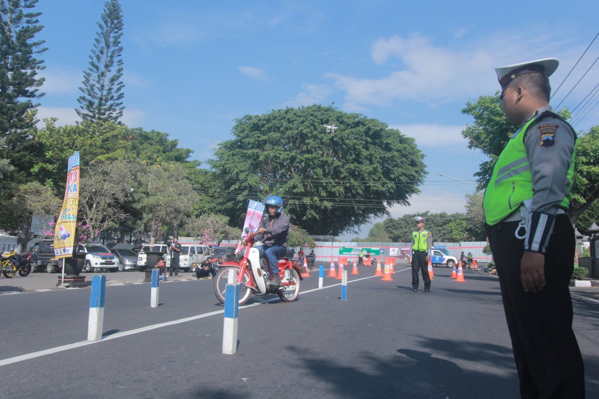 Satlantas Temanggung Sosialisasikan Keselamatan Berlalu Lintas