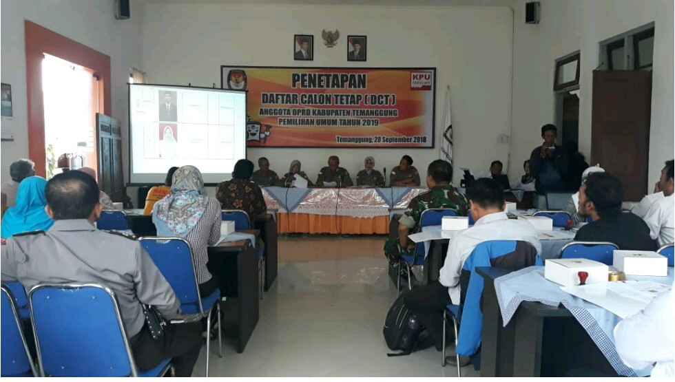 KPUD Sebut DCT Kabupaten Temanggung Aman