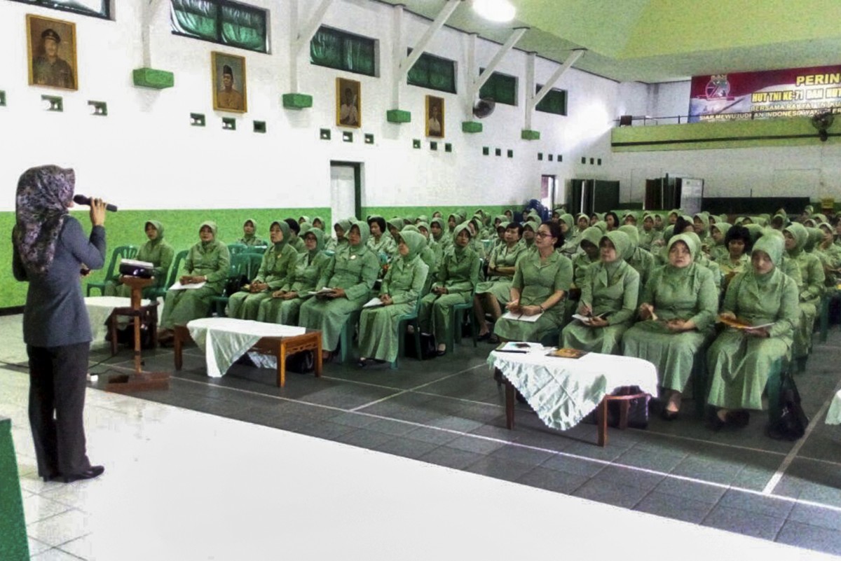 Persit Kartika Chandra Kirana Ikuti Sosialisasi Pilkada