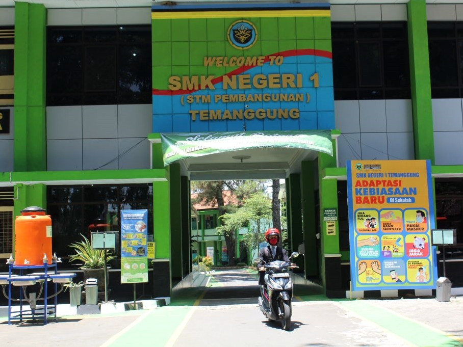 SMK N 1 Temanggung Laksanakan Uji Coba Pembelajaran Tatap Muka