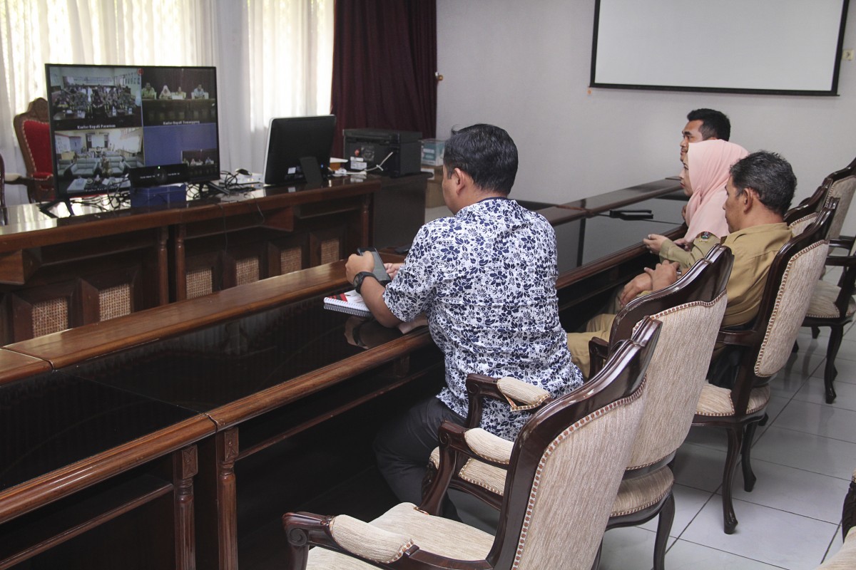 Jelang Pilkada Serentak, Kabupaten Temanggung Ikut Video Conference dengan Kemendagri