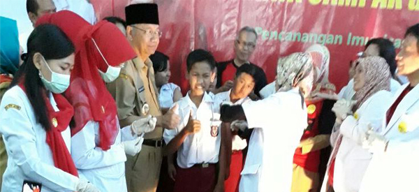 Pencanangan Imunisasi MR di Kabupaten Temanggung