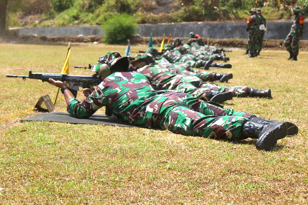 375 Prajurit Kodim 0706/TMG Ikuti Latihan Kemampuan Tembak 