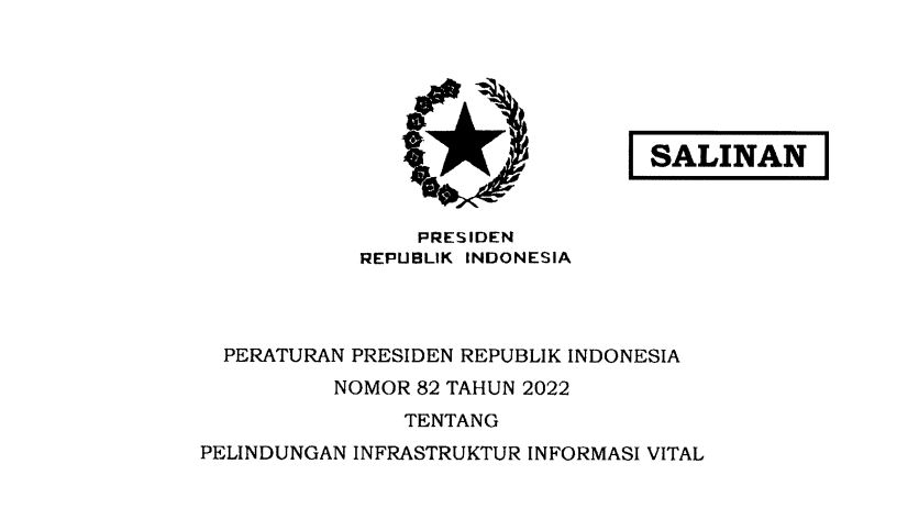 Presiden Jokowi Terbitkan Perpres Pelindungan Infrastruktur Informasi Vital