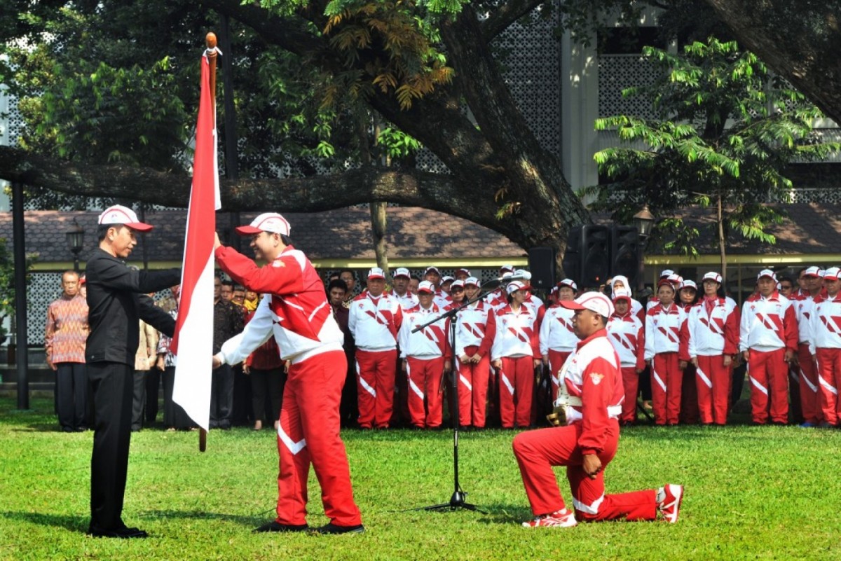 Presiden Lepas Kontingen SEA GAMES 2017