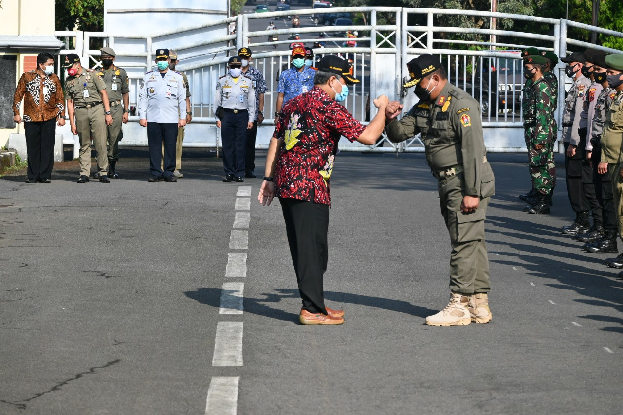 Sekda Pimpin Apel Kesiapsiagaan Temanggung Tertib