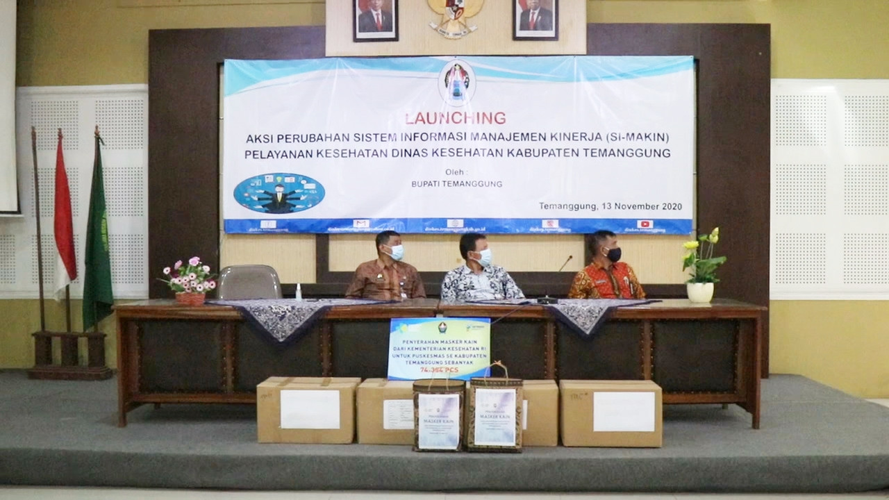 Tingkatkan Pelayanan Dinas Kesehatan Kabupaten Temanggung Luncurkan Simakin