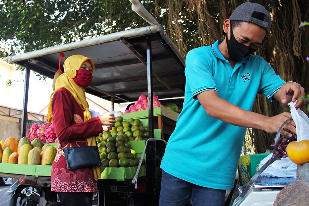 Berkah Pandemi Covid-19 Bagi Pedagang Buah