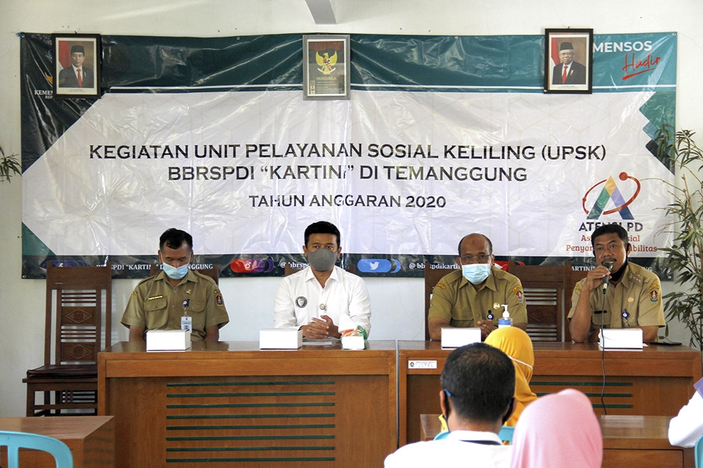 BBRSPDI Kartini Temanggung Adakan Unit Pelayanan Sosial Keliling 