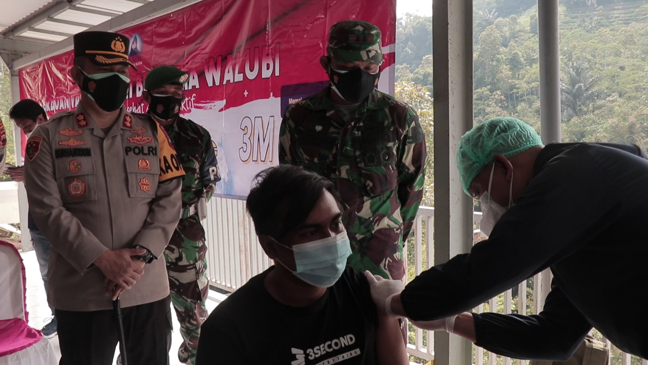 Kodim 0706 Temanggung Bersama Walubi Adakan Vaksinasi di Vihara 