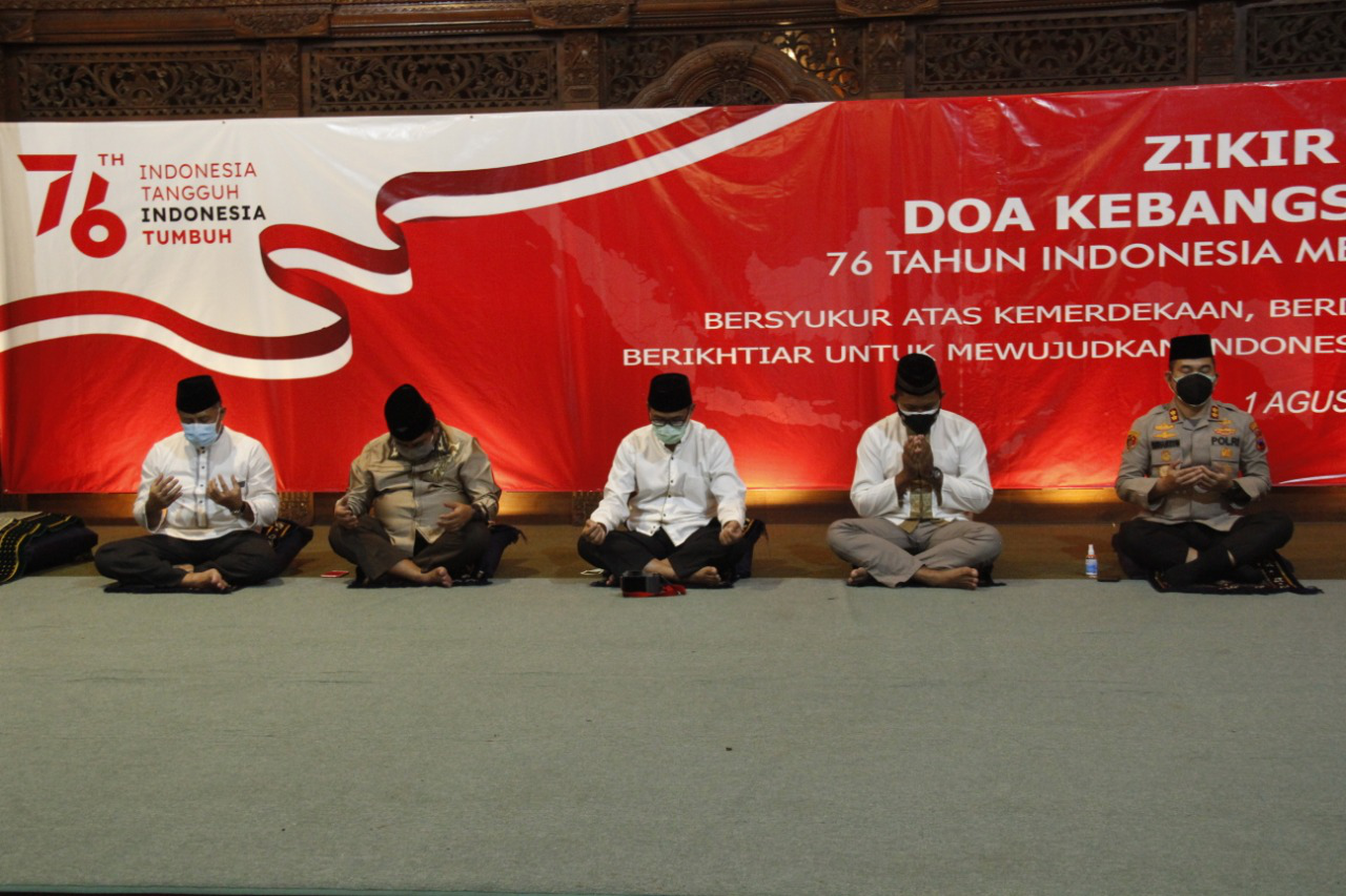 Dzikir dan Doa Kebangsaan 76 Tahun Indonesia Merdeka