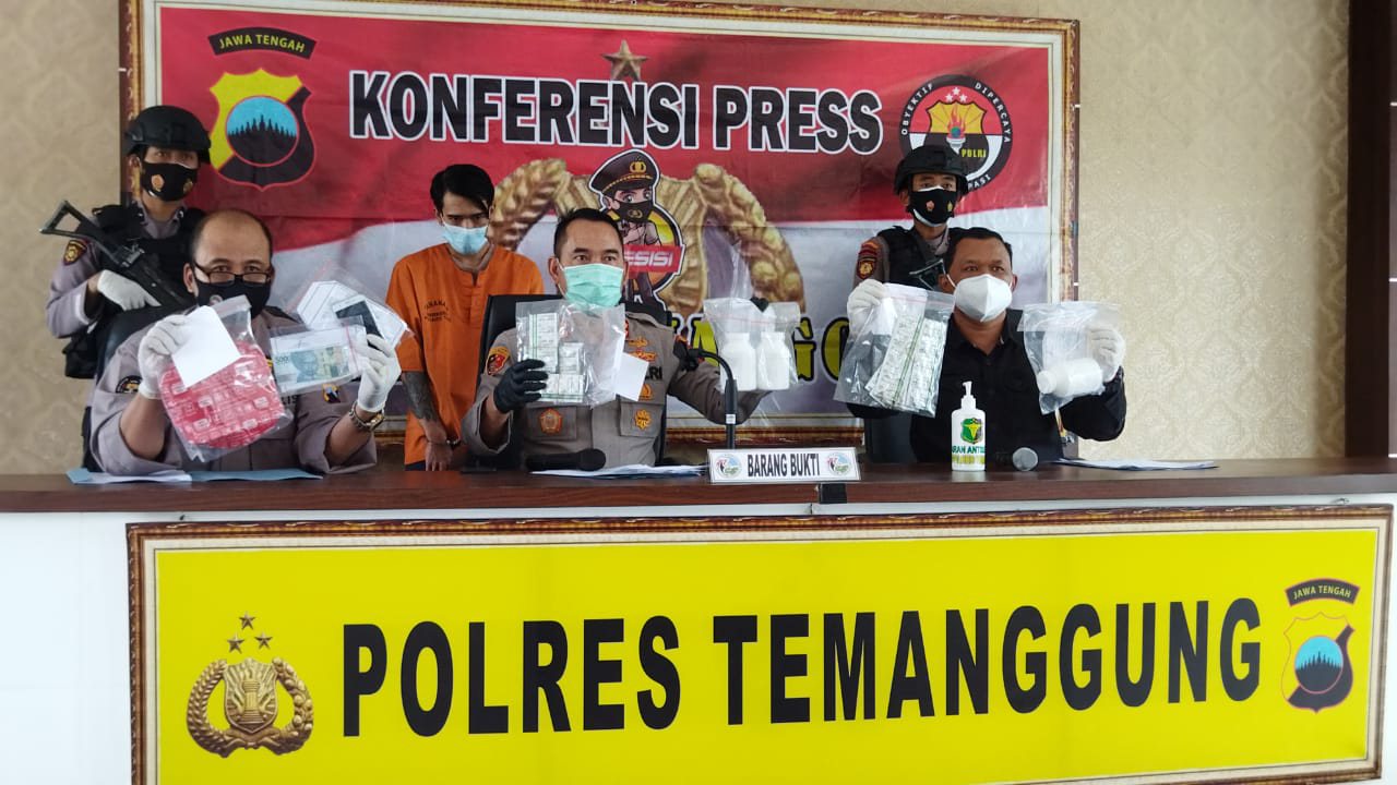 Polres Temanggung Akan Terus Tekan Peredaran Narkoba