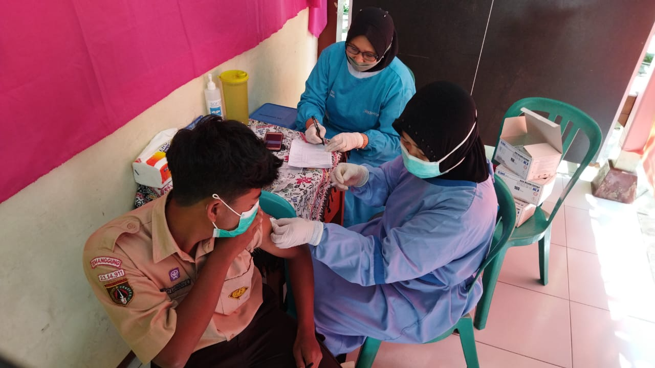 Siswa SMP di Temanggung Mulai Divaksin Covid-19