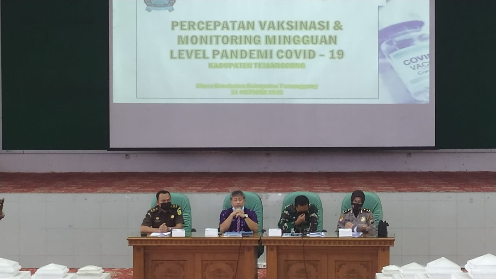 Pemkab Targetkan Tambahan 123 Ribu Vaksinasi Dosis Pertama Sampai Akhir Oktober 2021