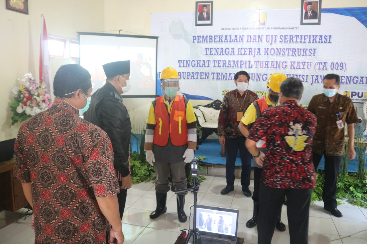 Pemkab Bekerjasama dengan KemenPUPR Adakan Uji Sertifikasi