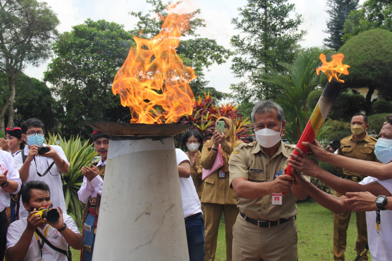 Temanggung Menerima Api Obor Pesonas 2022