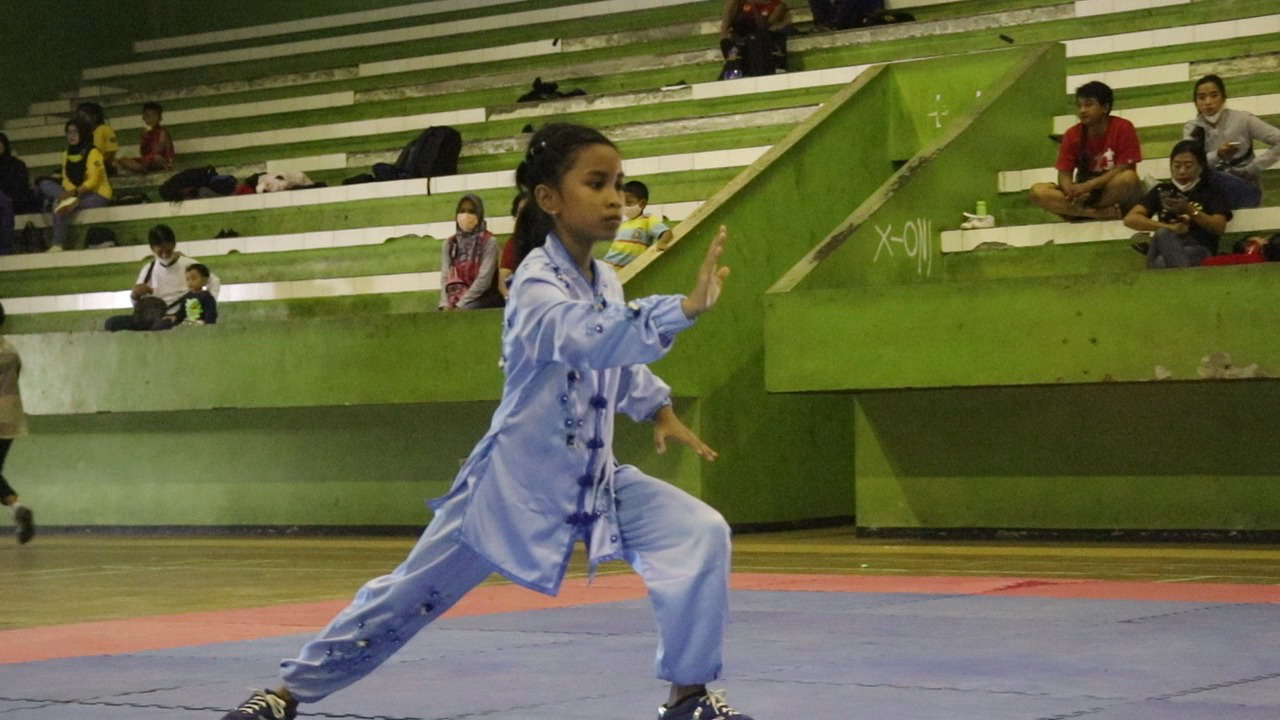 Asah Kemampuan, Atlet Wushu Temanggung Try Out dengan Atlet Kabupaten Lain