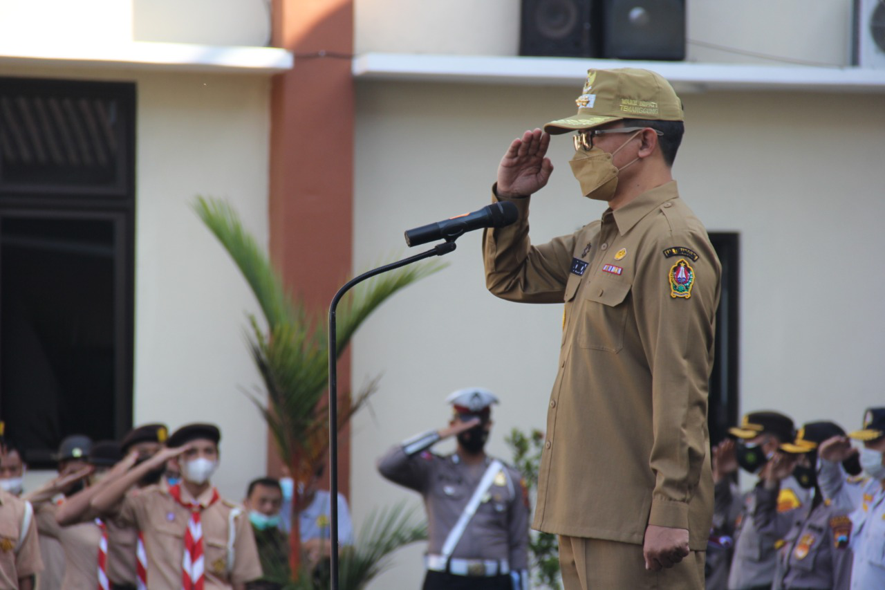 Wabup Pimpin Apel Gelar Pasukan Operasi Ketupat Candi