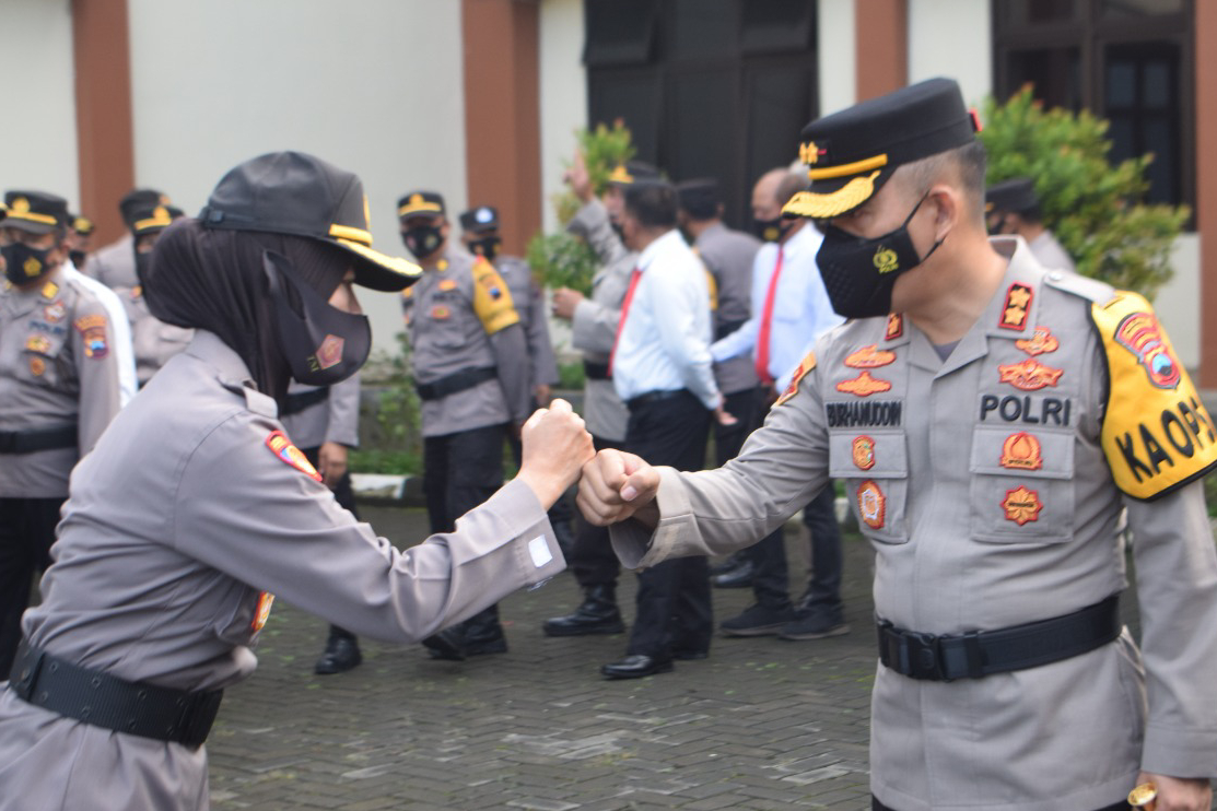 Polres Temanggung Tegaskan Tetap Semangat Bekerja Tangani Covid-19