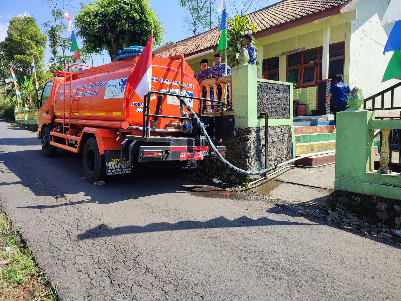 BPBD Temanggung Droping Air Bersih di Dua Sekolah, Bantuan untuk Kebutuhan MCK