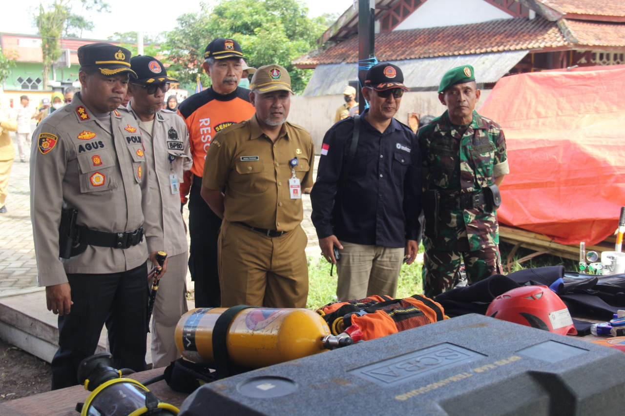 Pastikan Kesiagaan Tanggap Bencana, BPBD Laksanakan Apel Gelar Pasukan dan Gladi Posko